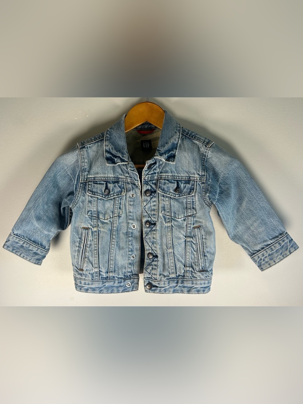 Baby Gap Denim Jacket Size 3 Years Toddler Vintage Y2K Unisex Trucker